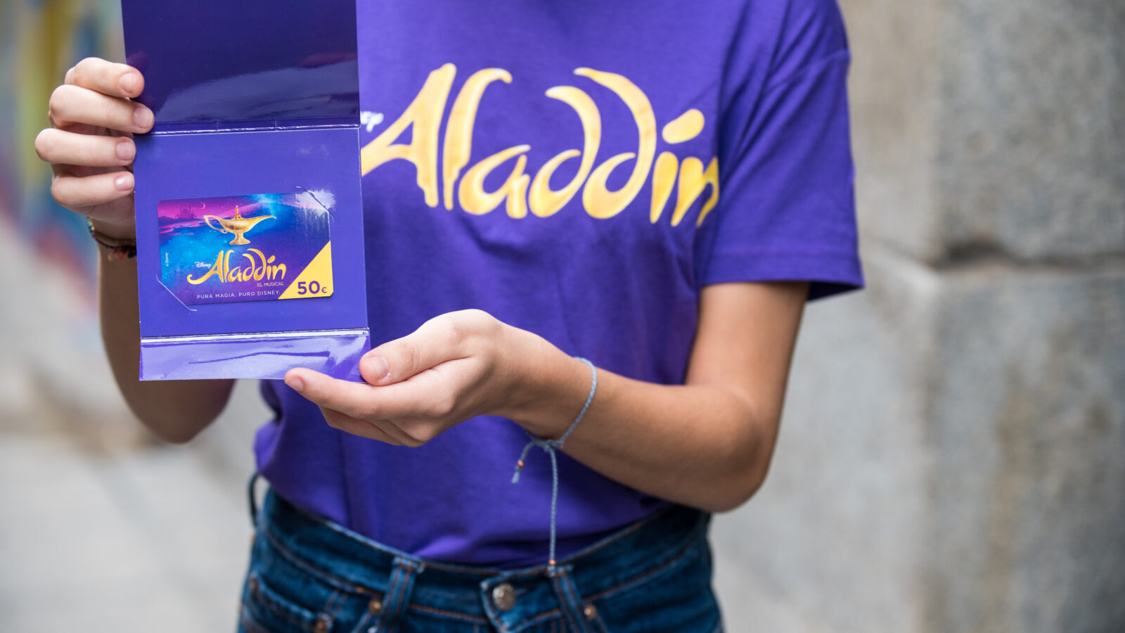 Tarjeta regalo Aladdin
